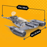 Star Wars Epic Hero Series N-1 Starfighter of the Mandalorian, grote actiefiguren en spannende accessoires voor spannende manoeuvres, spannende cadeau-actiefiguren Naty Shop