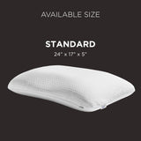TEMPUR-PEDIC Symphony Kussen Gemaakt van traagschuim, Luxe, Zacht, Standaard, Wit Standaard kussens Naty Shop