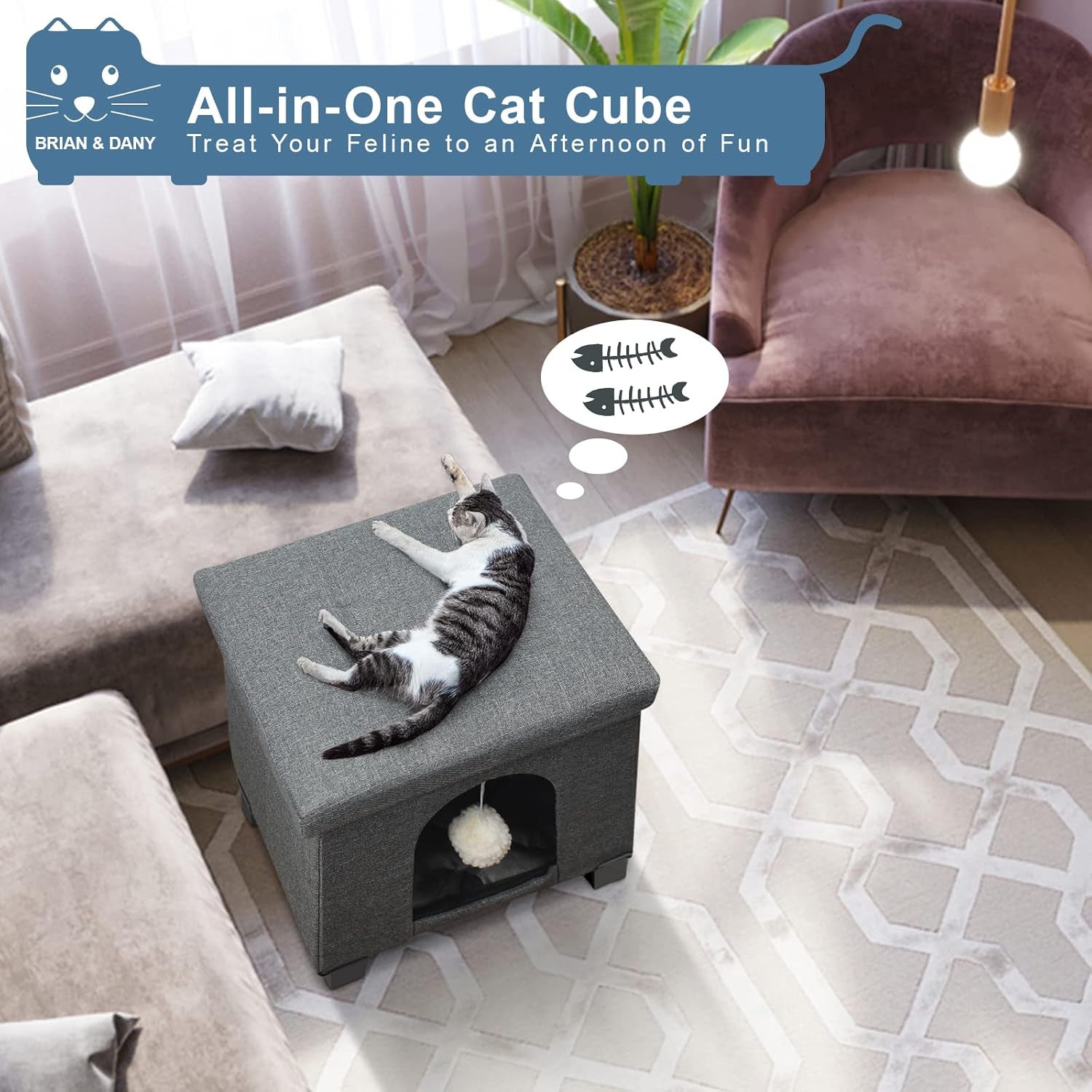 Dekens en meubels, Huisdieren, Grotten & Huizen, Katten, Kattenbedden, Katten - bedden, matrassen
