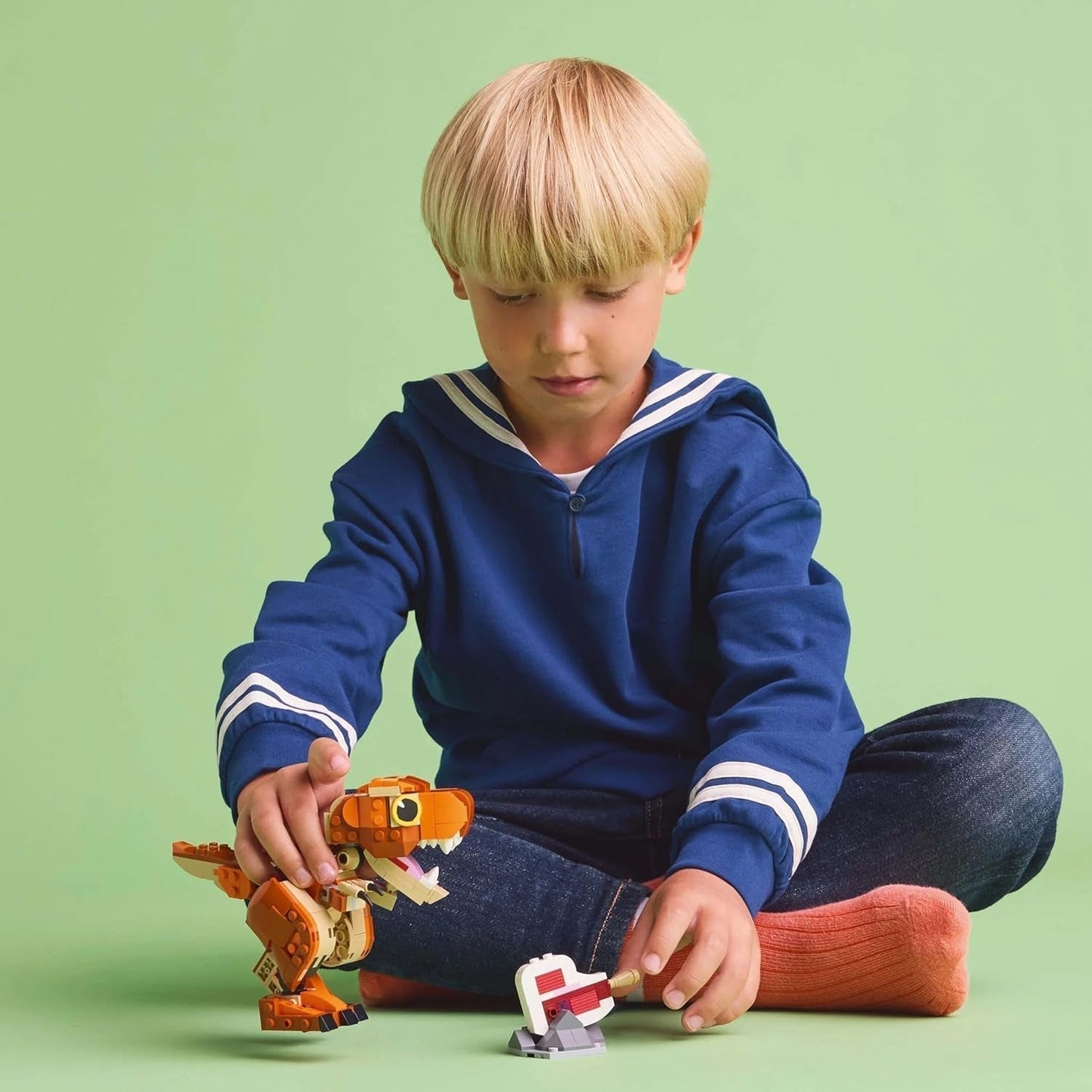 LEGO Jurassic World Little Eatie: T.Rex bouwspeelgoed voor jongens en meisjes 7 jaar oude dinosaurusbouwset Kindercadeaumodel met beweegbare mond, kop en staart 76967 Bouwsets Besuchen in LEGO-Store