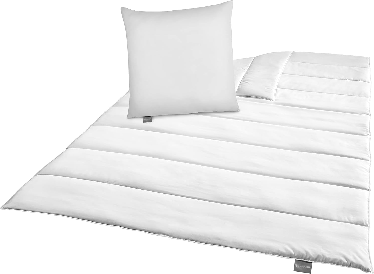 Beddengoedset Traumnacht Groen - Dekbed voor alle seizoenen 135X200 Cm + kussen 80X80 Cm, duurzaam met microvezelhoes, geproduceerd volgens de Duitse kwaliteitsnorm Dekbedden en dekbedden Naty Shop Beddengoedset voor alle seizoenen (deken + kussen 80X80) 135 X 200