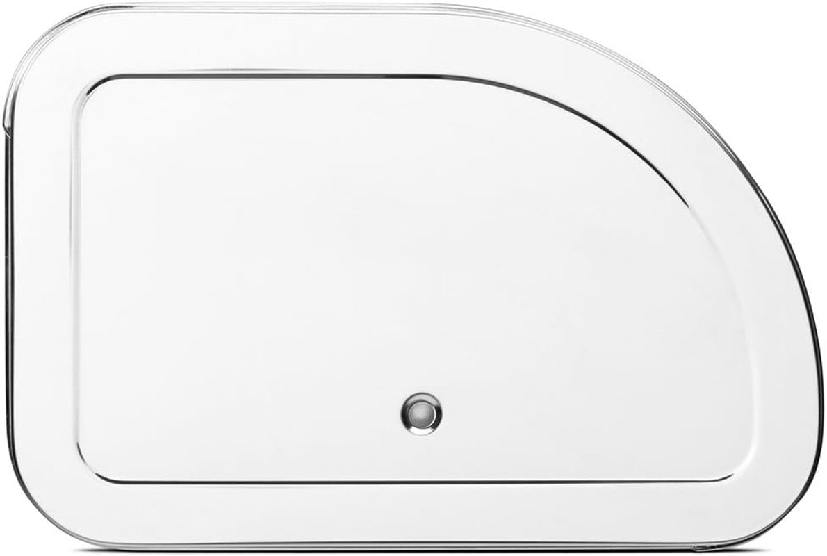 Rollende broodmand/Brilliant Steel (inclusief zijpanelen) Naty Shop voedselopbergdozen