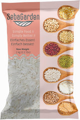 Basmatirijst – Premium langkorrelige rijst, verpakking van 1 kg | Natuurlijk aromatisch en luchtig | Ideaal voor biryani, pilaf en andere gerechten | Niet-GMO, veganistisch | Ongeopende verpakking