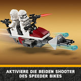 LEGO Star Wars 75372 Clone Trooper & Battle Droid Battle Pack, incl. 4 minifiguren, 5 droids en speeder-motorfiets met schieter - Constructiespeelgoed voor jongens en meisjes vanaf 7 jaar Bouwsets Besuche in LEGO-Store
