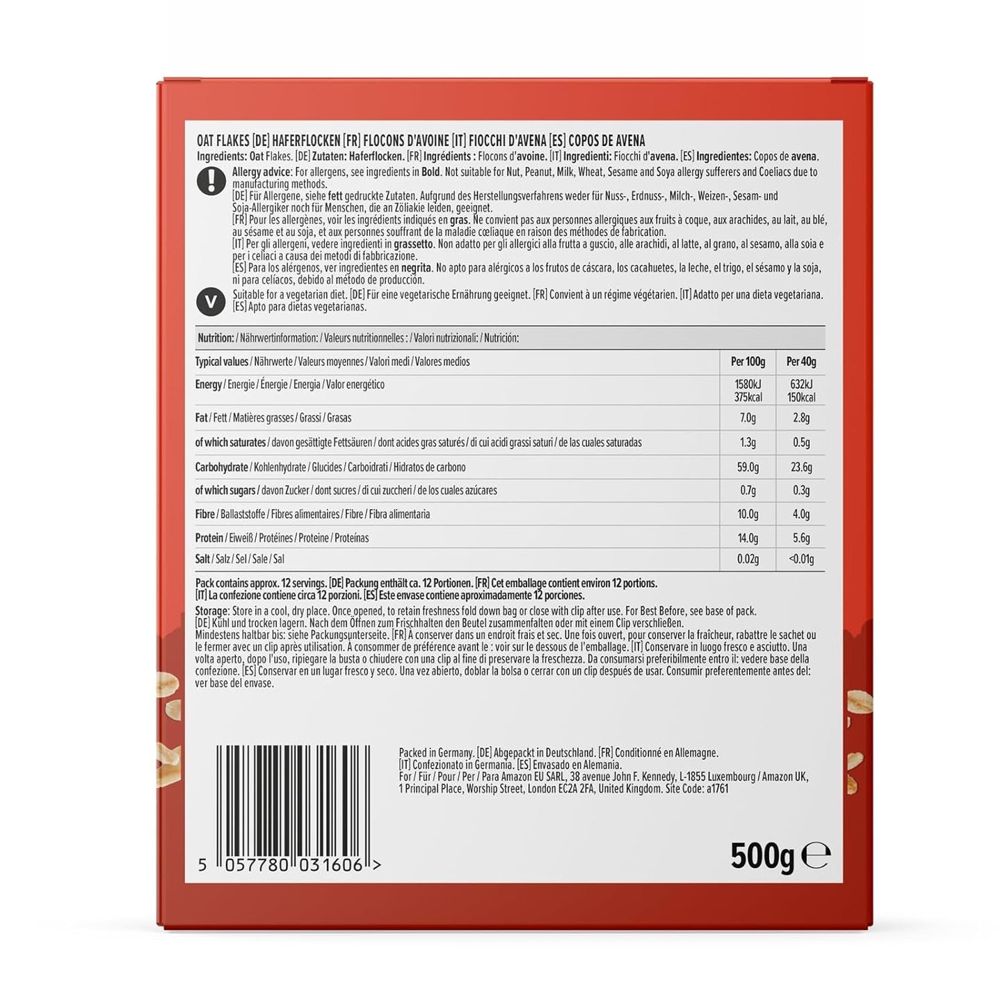 Amazon's delicate havermout, 500 g