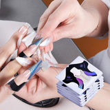 100 stuks gelnagelsjablonen, kunstnagelaccessoires, zelfklevende nagelsjablonen voor nail art, gelnagels, kunstmatige nagelverlengingen