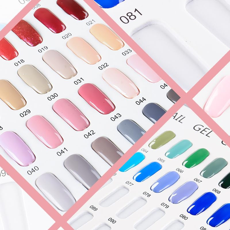216 kleuren nagellakpalet, nageldisplaystandaard, nagellakkleurenkaartplaten, nagelkleurenkaart, nagellakaccessoires