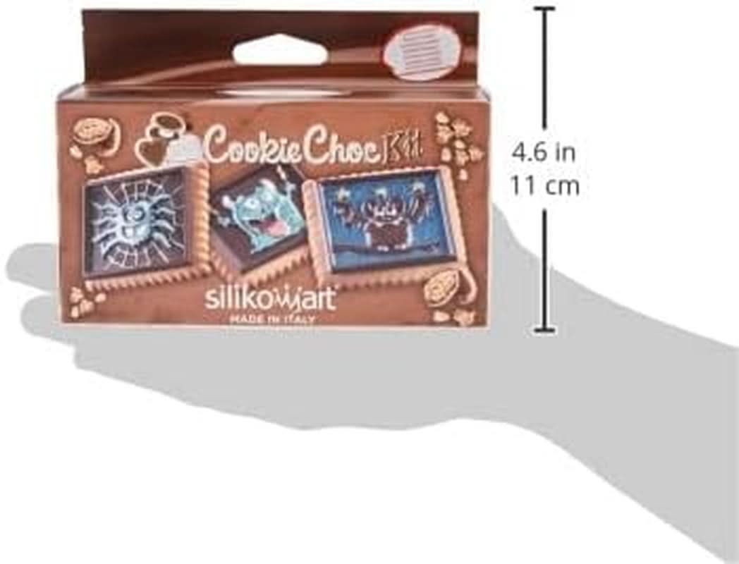 Silikomart 22.172.77.0165 CKC, 12 Chocolademonsters op Koekjes Keuken Naty Shop