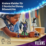 LEGO Ç€ Disney Villains The Dresses Of Maleficent en Cruella De Vil - Speelgoed voor jongens en meisjes vanaf 9 jaar - Incl. 2 minipoppetjes en 2 dierenfiguren - Verjaardagscadeau voor fans 43262 Bouwsets Besuche in LEGO-Store