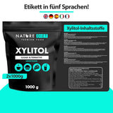 Nature Diet Xylitol, 1 kg Zoetstoffen Naty Shop