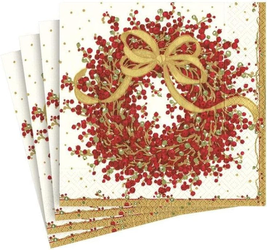 8070C Drielaags papieren servetten, 20 stuks, 25 x 25 cm, Pepperberry