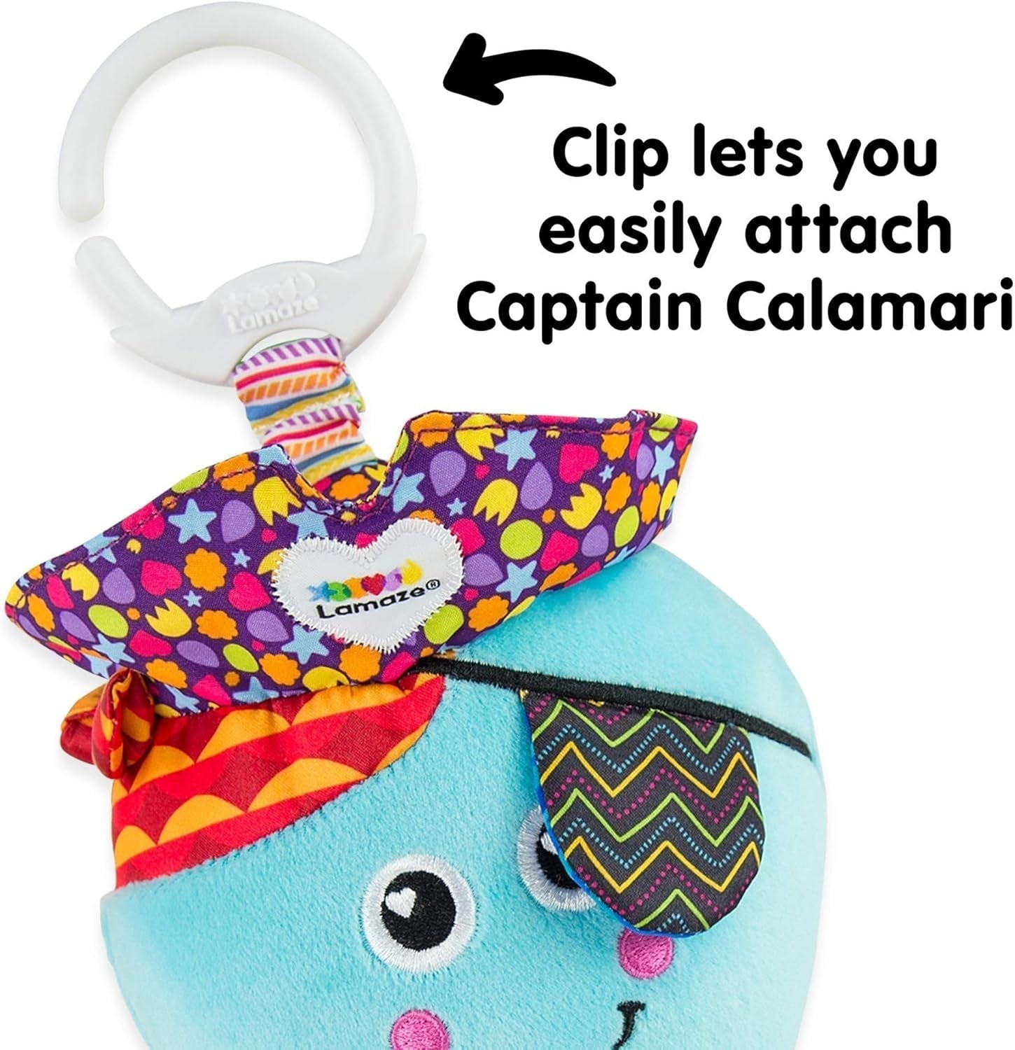 Lamaze Kinderspeelgoed Kapitein Squid, Octopus Piraat Clip & Go, Hoogwaardig speelgoed voor peuters en Diego kinderspeelgoed, Flying Dragon Clip & Go, Hoogwaardig speelgoed voor peuters Bebe Naty Shop Toys