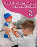 BABY Born Jonas - babypop 43 cm - 10 functies inclusief accessoires en matras - Werkt volledig zonder batterijen - Geschikt voor kinderen vanaf 3 jaar