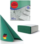 50 Aroba Airlaid Servetten Textiel Look 19 KLEUREN 40X40 Cm 1/4 vouw Hoge kwaliteit Textiel Look Bruiloft Servetten voor Jubilea Hotel Catering Feestdagen Kerst Bruiloft Roze