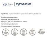 LA TETERA AZUL Ecologische infusie van gember en citroen. Biologische thee voor gewichtsverlies in piramides. Gember en citroen. 20 piramides.