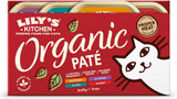 Lily's Kitchen Natuurlijk Ingrediënt Natvoer voor volwassen katten Multi-Tray Pack Biologisch Vlek Graanvrij 4 x (8 x 85 g)