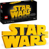 LEGO Star Wars 75407 Star Wars Logo Bricks - Bouwset voor volwassenen - Popcultuurmodel - bureaudisplay - Cadeau-idee voor volwassenen en tienerfans Bouwsets Besuche in LEGO-Store Standaard titel