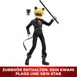 BANDAI - Wonderbaarlijk lieveheersbeestje - Mannequin-pop van 26 cm - Motan Noir - Officieel gelicentieerd Miraculous - Motan Noir gelede pop - Speelgoed voor kinderen vanaf 4 jaar - P50002