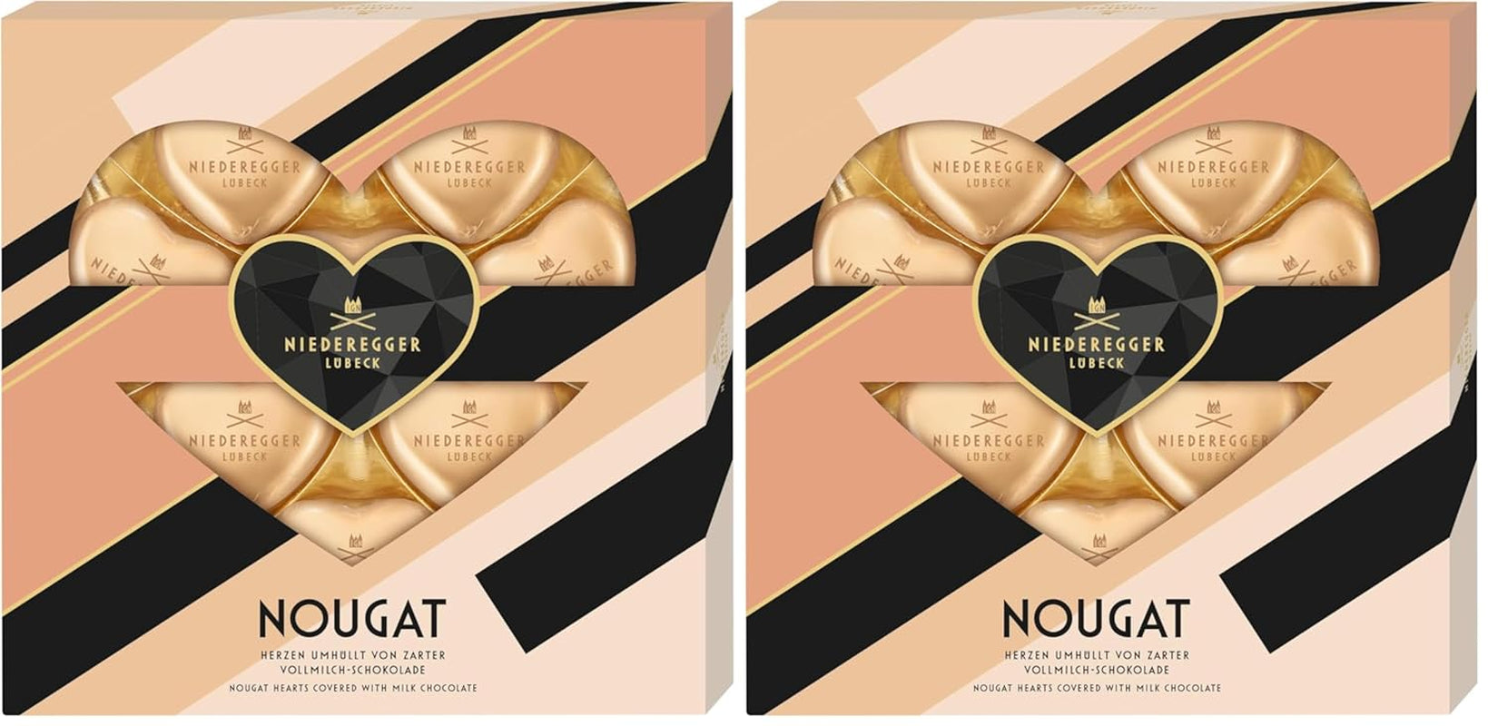 Niederegger nougathartjes, 125 g