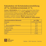 Krokante koekjes met crème van cacao en pure chocolade, 14 stuks, voor opslag of verkoop (14 x 190 g)