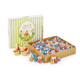 Paasvariatiepakket Lindt Chocolade LINDOR | 1,2kg | 2 GOLD BUNNY Melkchocolaatjes en 8 LINDOR varianten: Melkchocolade, Noisette, Puur, Wit, Zwart 60%, Karamel, Gezouten Karamel, Stracciatella | Paaschocolade | De paashaas