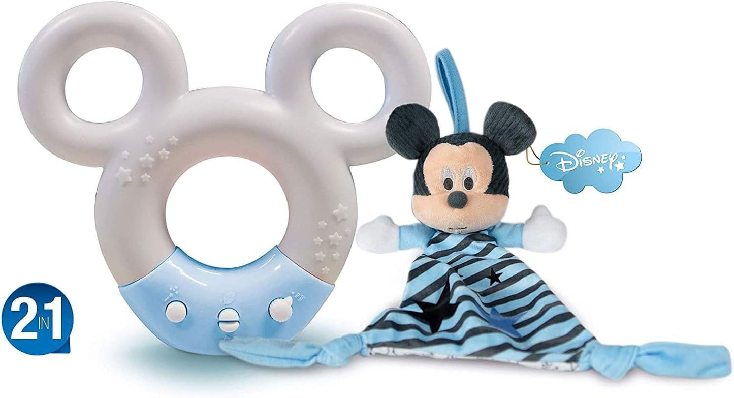 Clementoni 17397 Disney Baby Mickey Sound & Colour Lamp Nachtlampje, veelkleurig Babyspeelgoed Naty Shop