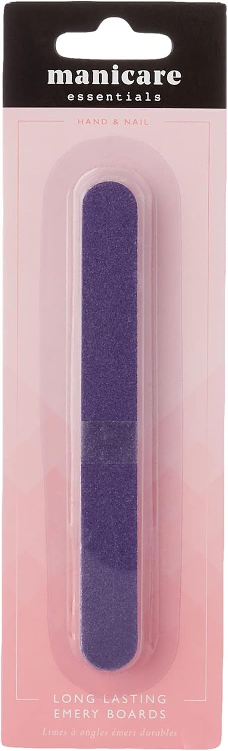Nagelvijl gevoerd Natuurlijke en kunstmatige nagelvijl Dubbelzijdig Medium korrel Sterk Heavy Duty Thuissalon Professionele manicure pedicure 2 stuks