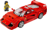 LEGO Speed Champions Ferrari F40 supersportwagen, speelset met bouwbare speelgoedauto en minifiguurbestuurder, verzamelbouwset voor kinderen, cadeau voor jongens en meisjes 76934 Bouwsets Besuche in LEGO-Store