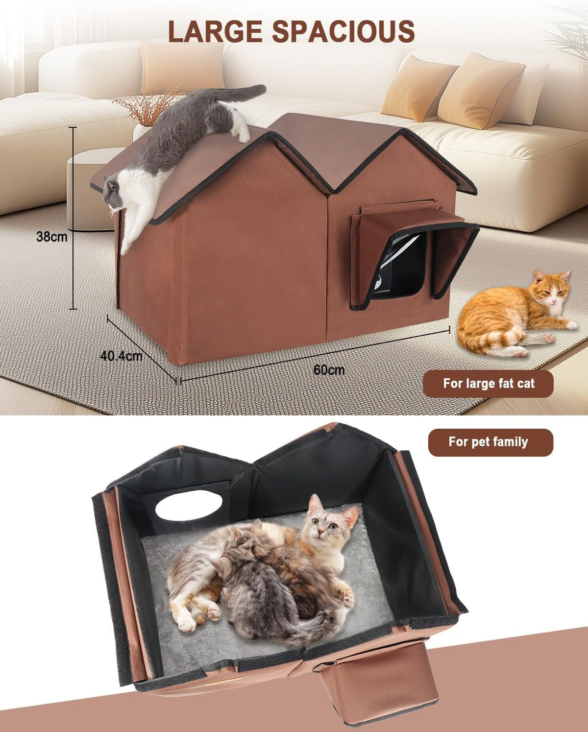 Dekens en meubels, Huisdieren, Grotten & Huizen, Katten, Kattenbedden, Katten - bedden, matrassen
