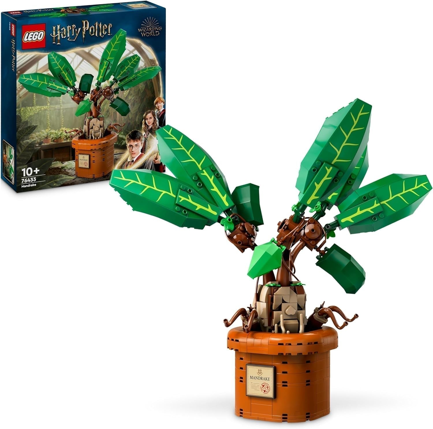 LEGO Harry Potter Toverdrankplant: Alruin, speelgoedpotplant, magisch cadeau voor meisjes, jongens en alle fans, fantasierijke kinderspeelset, woondecoratie 76433 Bouwsets Besuche in LEGO-Store Standaard titel
