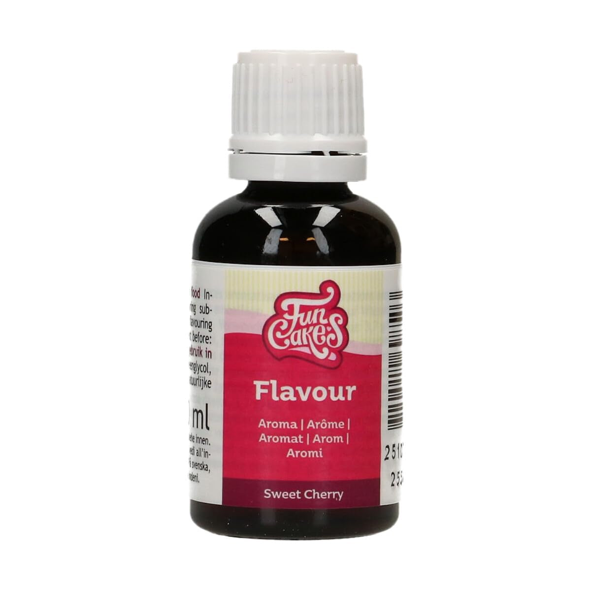 Funcakes Flavours Süße Kirsche Lebensmittel Aroma Flüssig - 30 Ml - Intensives Aroma - Alcoholvrij en Halal - Lebensmittelaroma Gesmack Für Backen, Glasuren, Teigen, Eiscreme en Soßen Zoetstoffen Naty Shop Standaardtitel