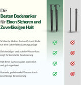 GARDENIX AquaPIN tuinslanganker, 50 stuks, grondpen, bevestigingsanker voor druppelslang, irrigatieslang, verbindingsvork