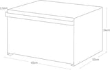 Yamazaki 4352 TOWER Broodmand, wit, staal, minimalistisch, 40 x 34,5 x 24 cm Voedselbewaardozen Naty Shop