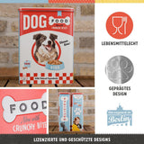 Nostalgic-Art Retro opbergdoos XL, 4 l, Hondenvoer - cadeau-idee voor hondenbezitters, opbergdoos voor droogvoer, vintage design Voedselbewaardozen Naty Shop