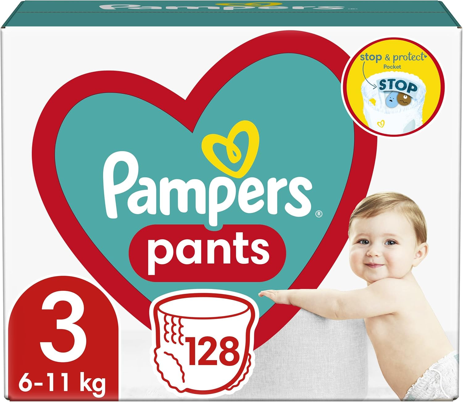 Pampers (oude versie), broeken jongens/meisjes 4 176 st.