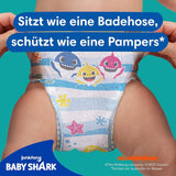 Pampers Splashers Baby Shark Limited Edition Wegwerpzwemluiers 4-5, 11, 9kg-15kg, voor veilige bescherming in het water