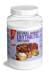 Natuurlijke Erythrit - Kristallzucker | 10G = 7G Zucker | Natürlicher Zuckerersatz - 0 Kalorien - 0 Glykämischer Index - Keto en Paleo - 0 Netto-Kohlenhydrate - Kein GVO - Castello sinds 1907-1Kg Zoetstoffen Naty Shop 1 Kg (1Er Pack)