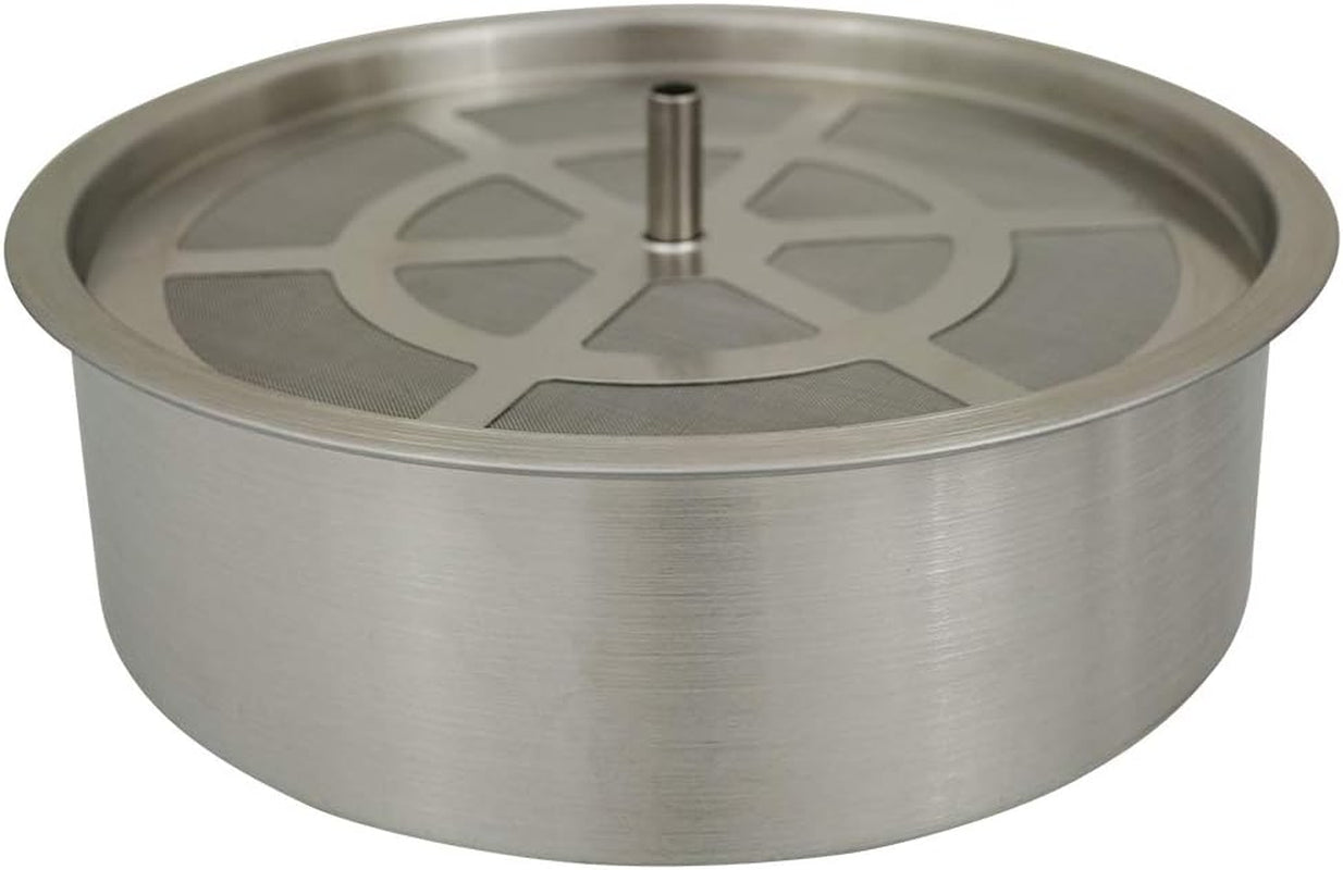 Saro espressomachine met rond filter - 6,75 L / 40 kopjes - RVS - zet- en warmhoudfunctie - veiligheidskraan - kijkglas - 1,5 kW - model SAROMICA 6005