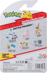 Pokémon PKW3586 - Battle Figure Pack - Officiële gedetailleerde figuren van Pikachu en Schiggy, elk 5 cm Actiefiguren Naty Shop
