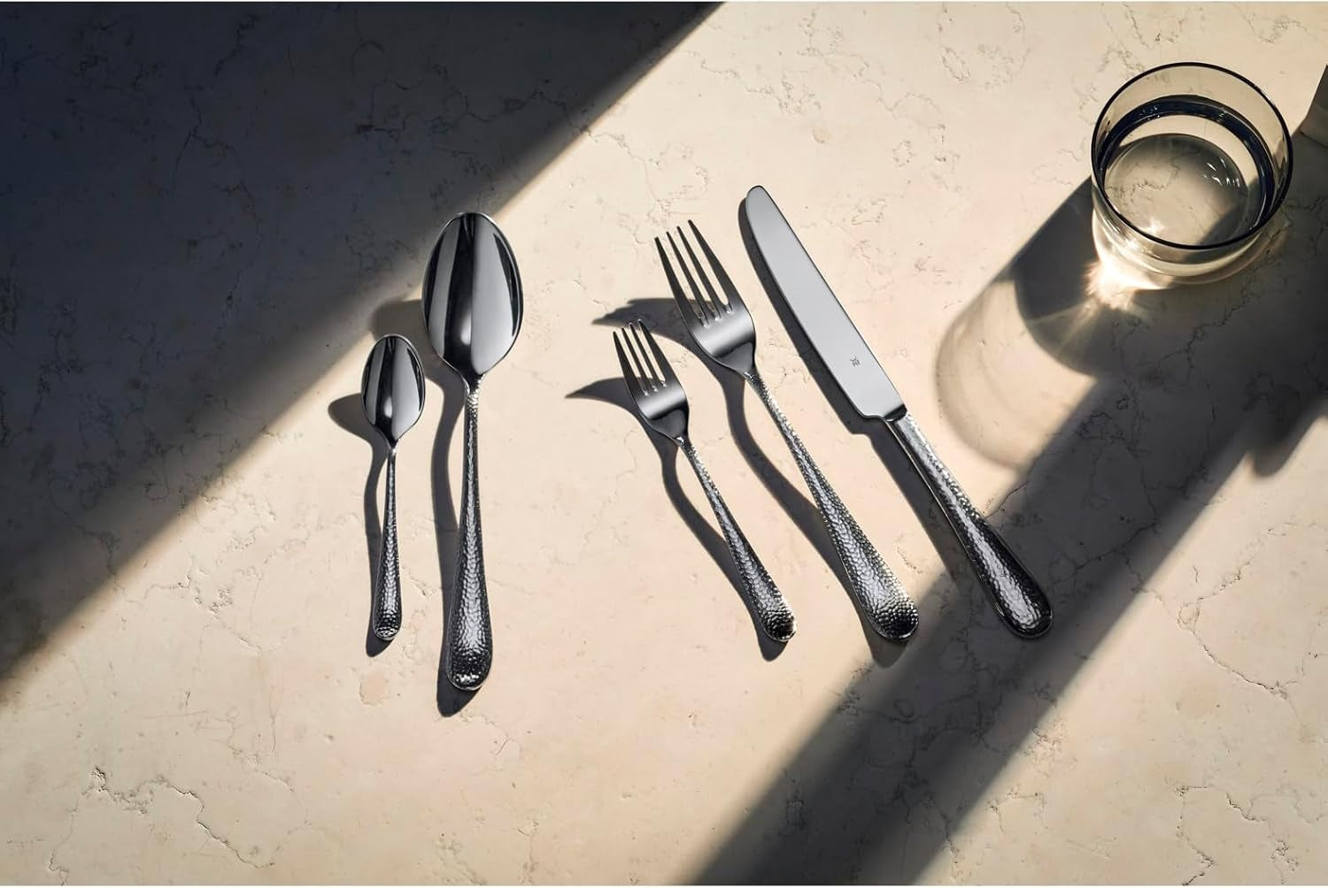WMF Sitello bestekset voor 6 personen, Cromargan, bestekset 30-delig, monoblokmessen Keuken Naty Shop