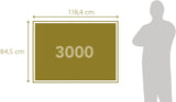 Clementoni 33550 Dromerig Parijs - Puzzel 3000 stukjes vanaf 9 jaar, Kleurrijke puzzel voor volwassenen met opvallende kleuren, Behendigheidsspel voor het hele gezin, Leuk cadeau-idee Puzzel Naty Shop