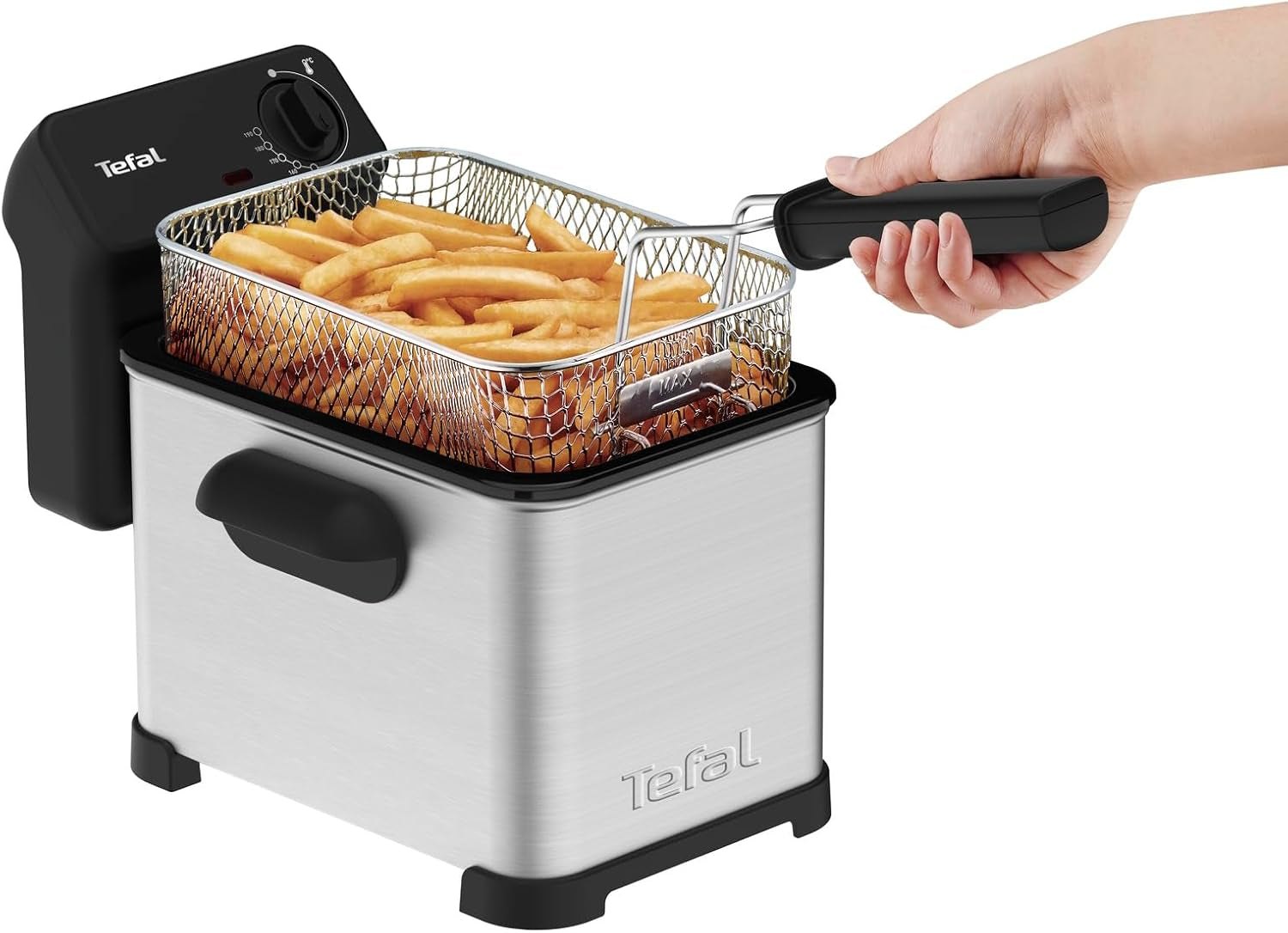 Tefal Family Pro Access 4.0L, 3000 Watt, semi-professioneel, met olie, afneembare olietank, koelzonetechnologie Apparaten Naty Shop