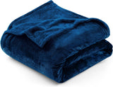 Utopia Bedding Gezellige fleecedeken [228x228 cm, grijs] Zachte, lichte, warme en pluizige deken Comfortabele en ademende deken voor slaapbank, slaapbank, bedden en dekens Besuche den Utopia Bedding-Store Marineblauw 220x240 cm