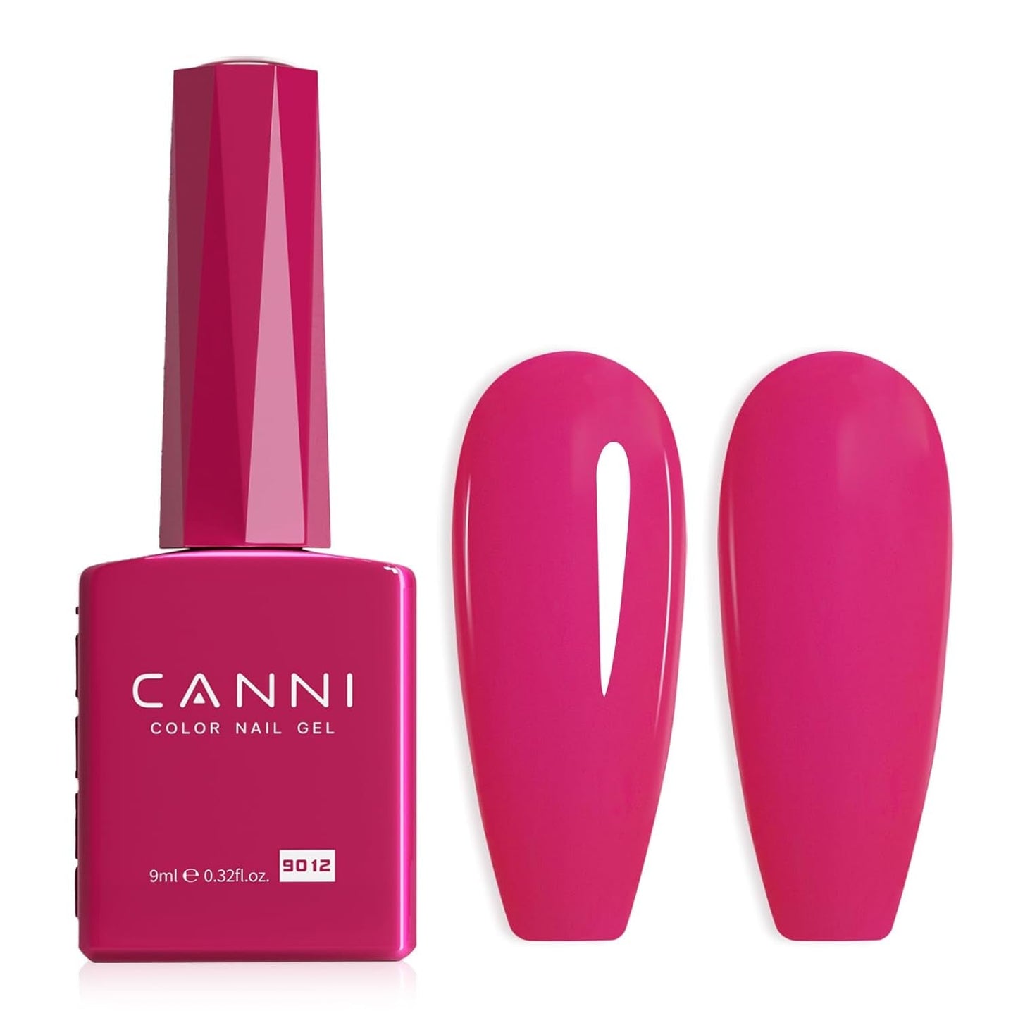 CANNI gel nagellak, semi-permanent, donkerpaars, nagellak, UV-gel, losweken, manicure