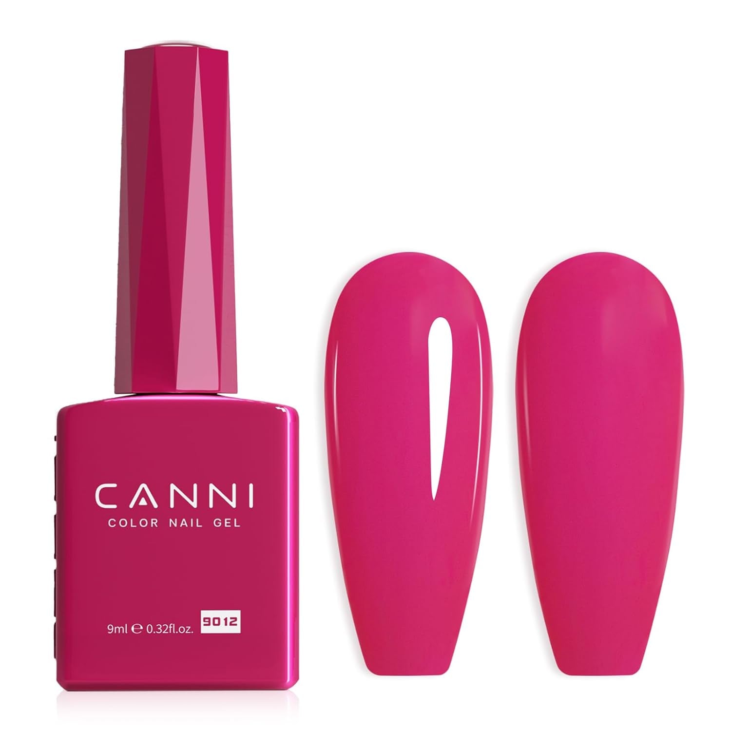CANNI gel nagellak, semi-permanent, donkerpaars, nagellak, UV-gel, losweken, manicure
