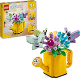 LEGO Creator 3In1 bloemensproeierset, kinderkamerdecoratie, bouw een sproeier met bloemboeket, rubberen laarzen of 2 speelgoedvogels, creatief cadeau voor meisjes en jongens vanaf 8 jaar oud 31149 Bouwsets Bekijk de LEGO-Store Single