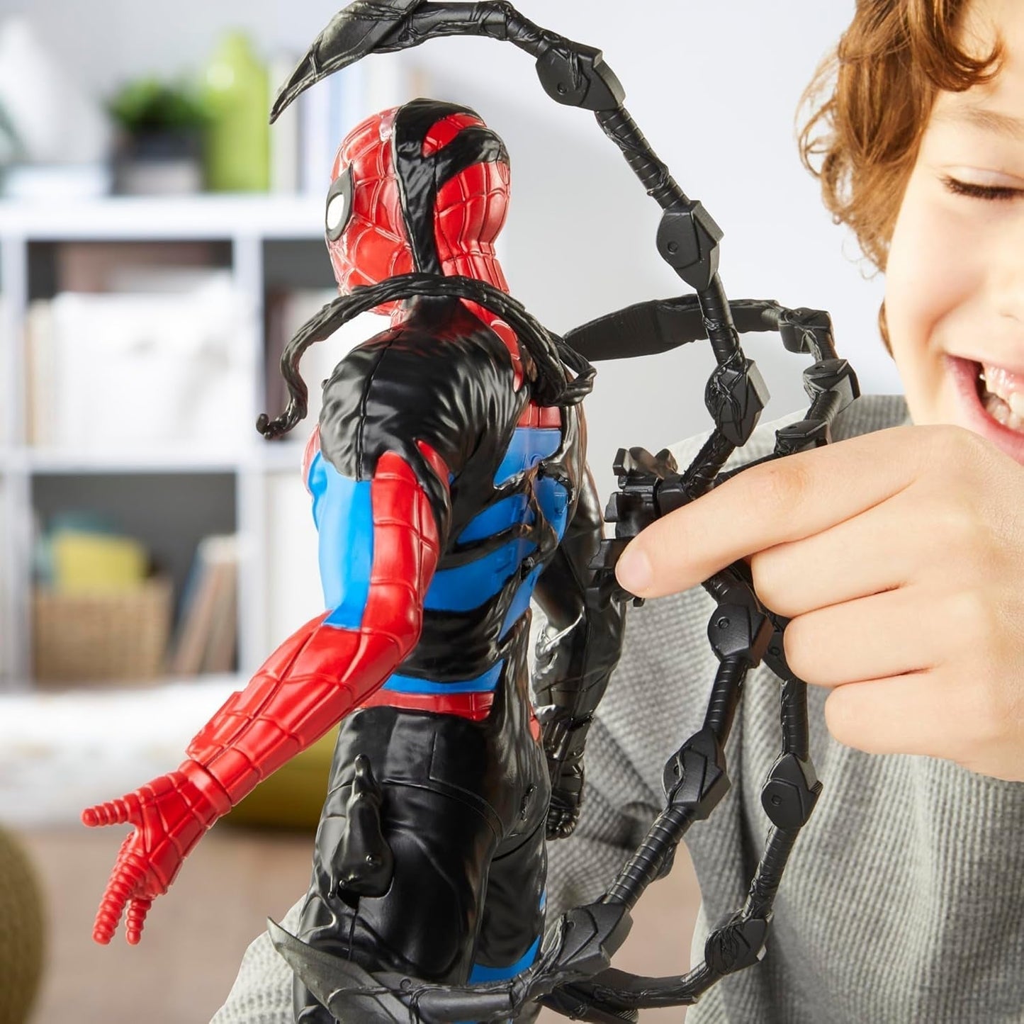 Marvel Spider-Man Venomversus Spider-Man Color Changer-actiefiguur met accessoire Actiefiguren Naty Shop