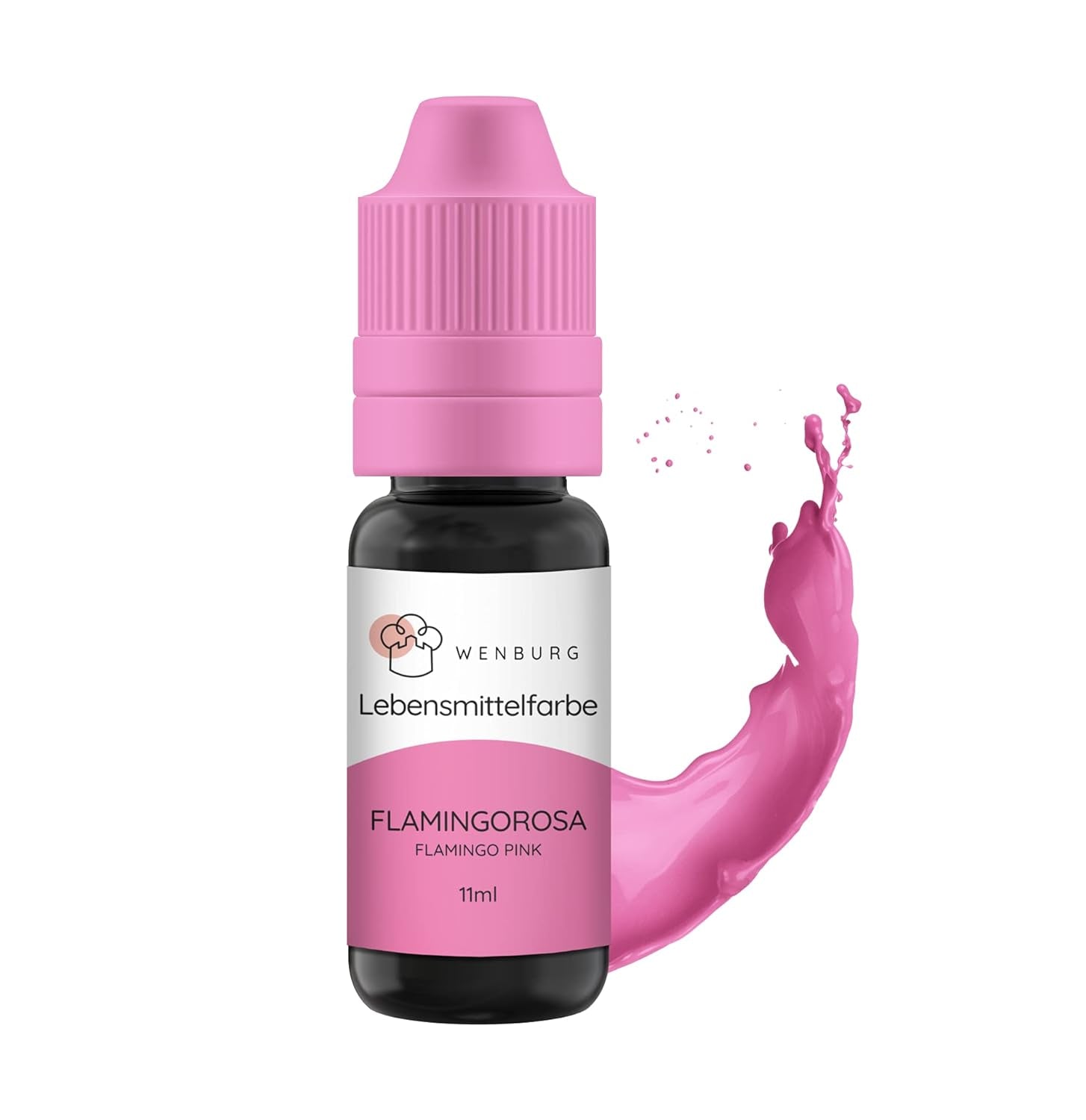 Wenburg voedingskleurstof, glitter, 11 ml, geconcentreerd, gemaakt in EU, vloeibaar. Voor het kleuren van deeg, drankjes, smaken, slijm - Goudglitter Voedselkleuring - Goudtaartkleuring - Goudglitter