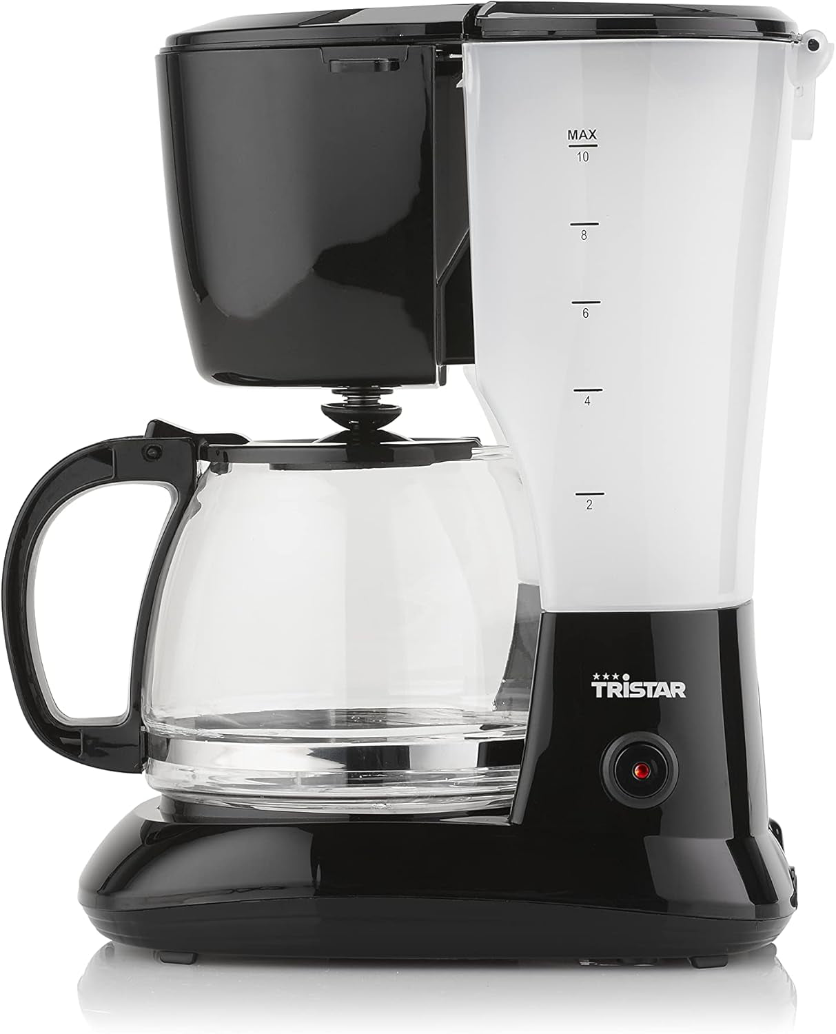 Tristar 1,25L koffiezetapparaat - voor 10-12 kopjes, ook geschikt voor kamperen, CM-1245, zwart