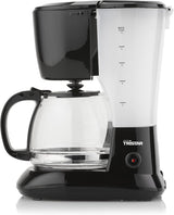 Tristar 1,25L koffiezetapparaat - voor 10-12 kopjes, ook geschikt voor kamperen, CM-1245, zwart